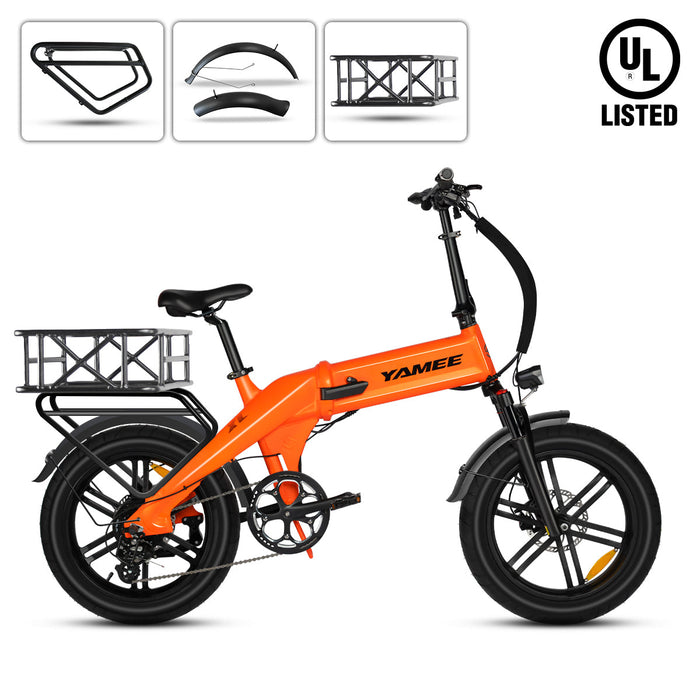 e bike fully xl Yamee XL 48V 750W Folding Electric Bike|Ultra E-Bikes