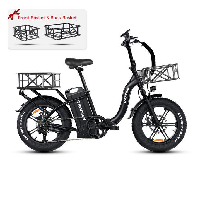 Rattan LF Ultra Fat Tire Electric Bike - UL Certified Folding