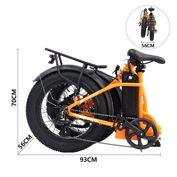 Eunorau E-FAT-Step-Thru Folding Electric Bike