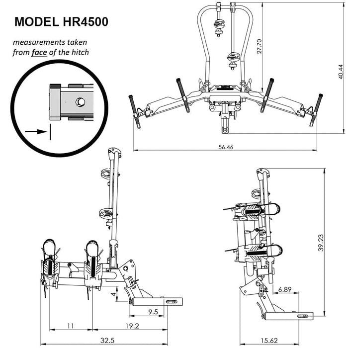 Hollywood Racks HR - 4500 Electric Bike Rack