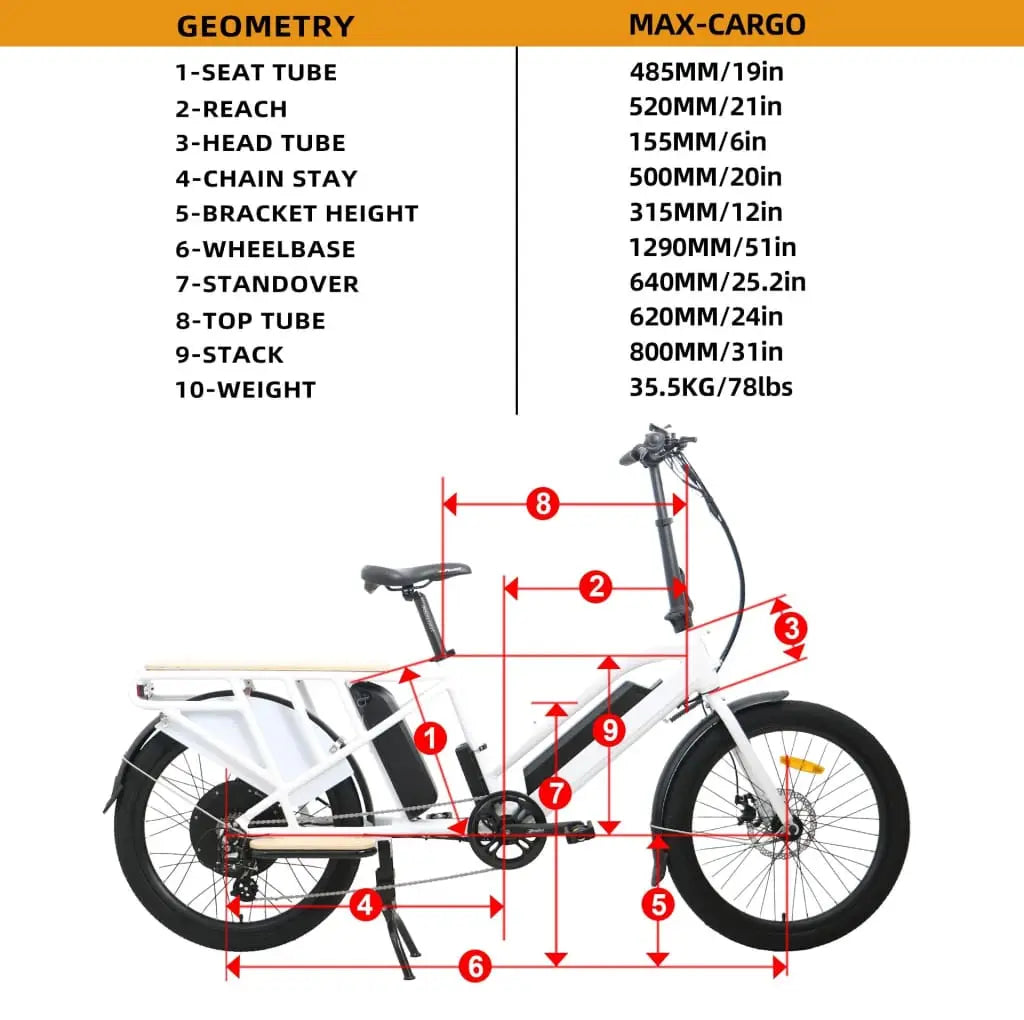 Eunorau Max-Cargo 2.0 Electric Bike