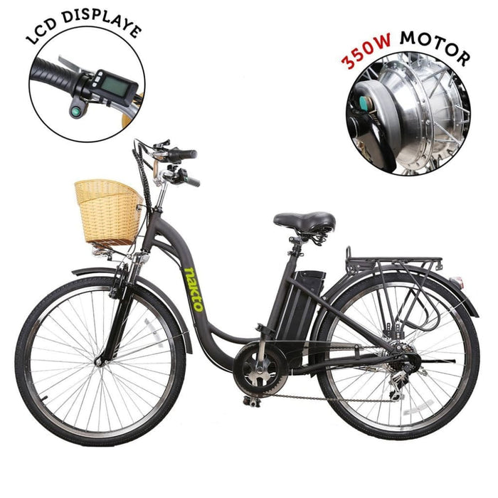 nakto 350w electric bicycle NAKTO Camel 2 Step-Thru Electric Bicycle