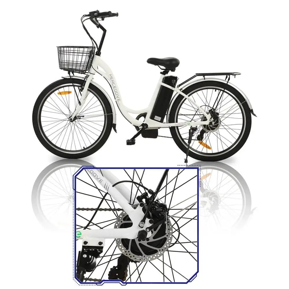 Ecotric Peacedove Step-Thru Electric Bike
